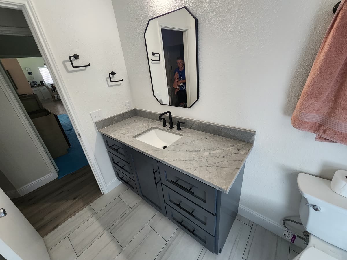 Bathroom remodel project — June 2025 (photo 3 of 5)