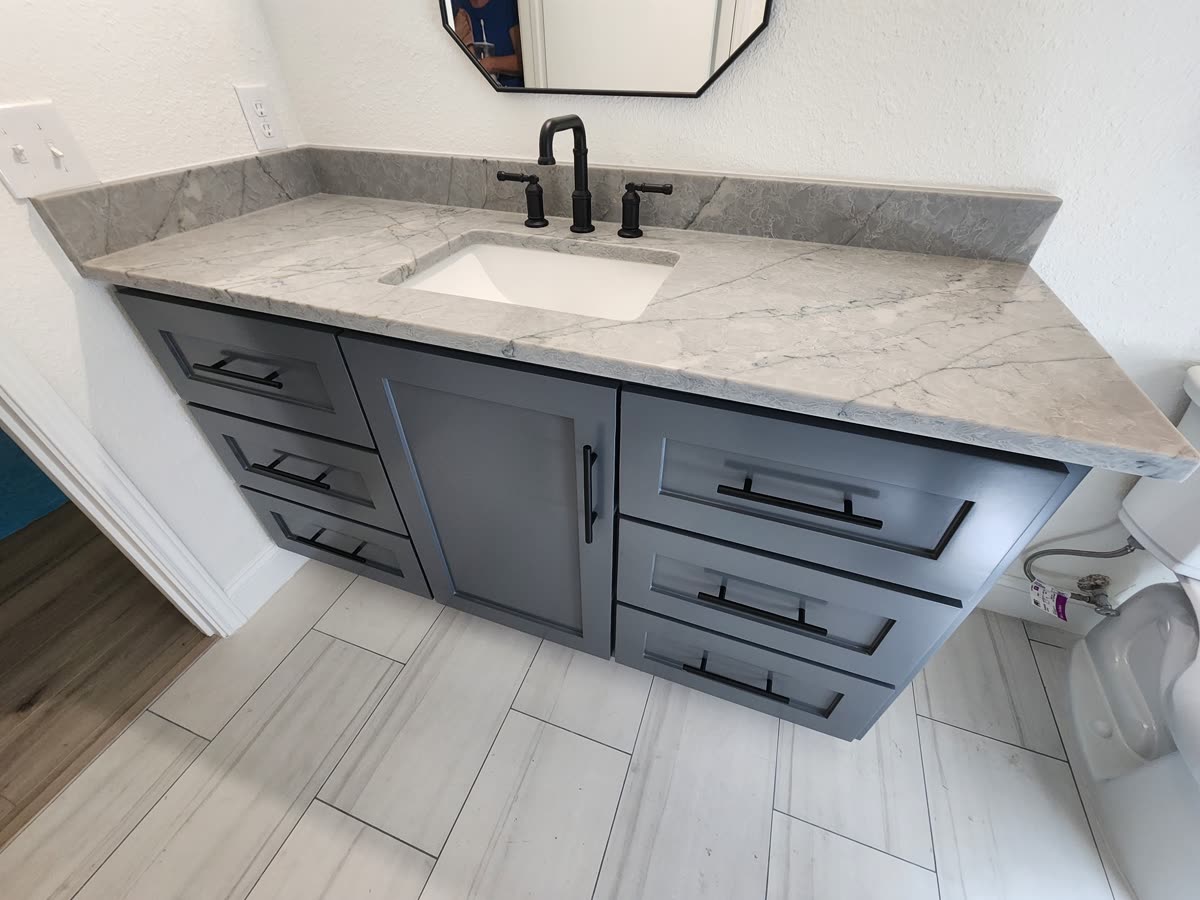 Bathroom remodel project — June 2025 (photo 4 of 5)