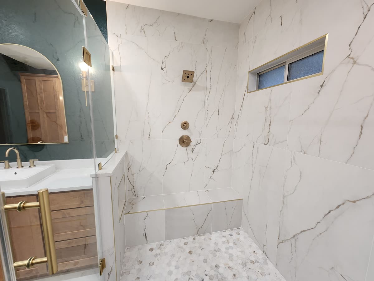 Bathroom remodel project — August 2025 (photo 6 of 8)