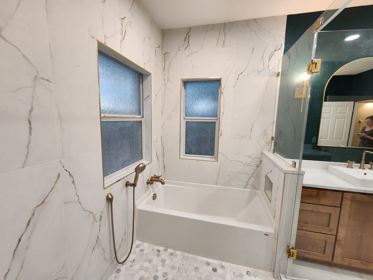 Bathroom remodel project — August 2025 (photo 7 of 8)