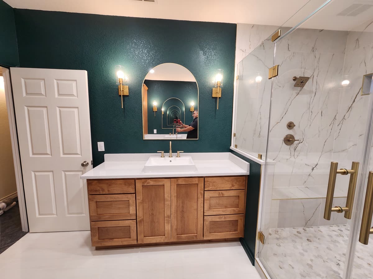 Bathroom remodel project — August 2025 (photo 8 of 8)