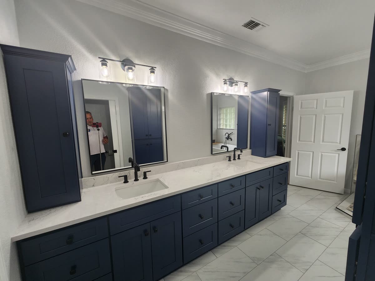 Bathroom remodel project — April 2026 (photo 2 of 4)