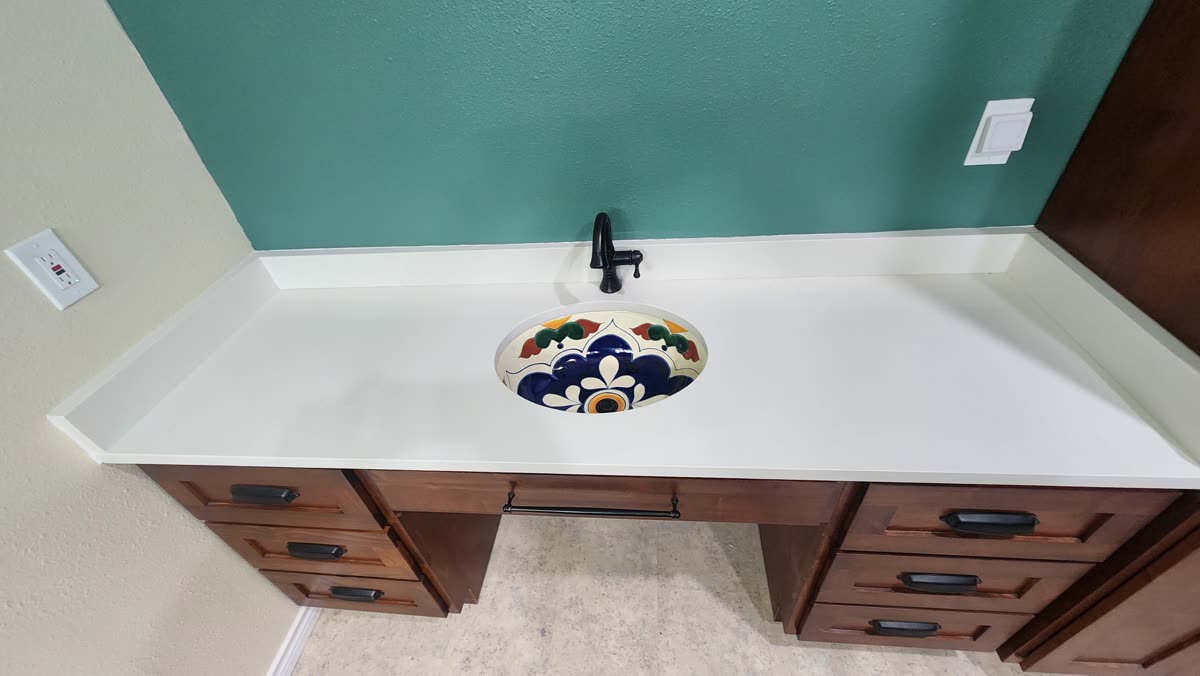 Bathroom remodel project — September 2024 (photo 7 of 9)