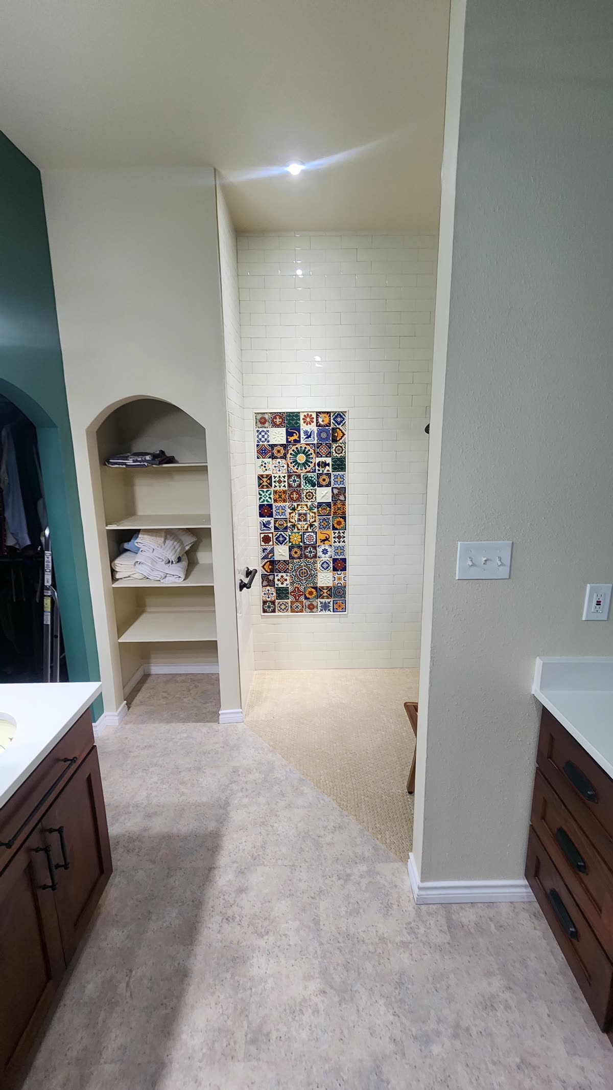 Bathroom remodel project — September 2024 (photo 8 of 9)